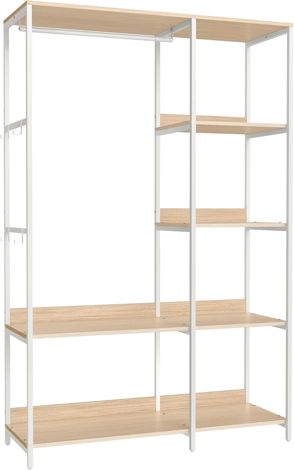 SONGMICS Armario Ropero, Perchero con Barras para Colgar, 98x40x181 cm