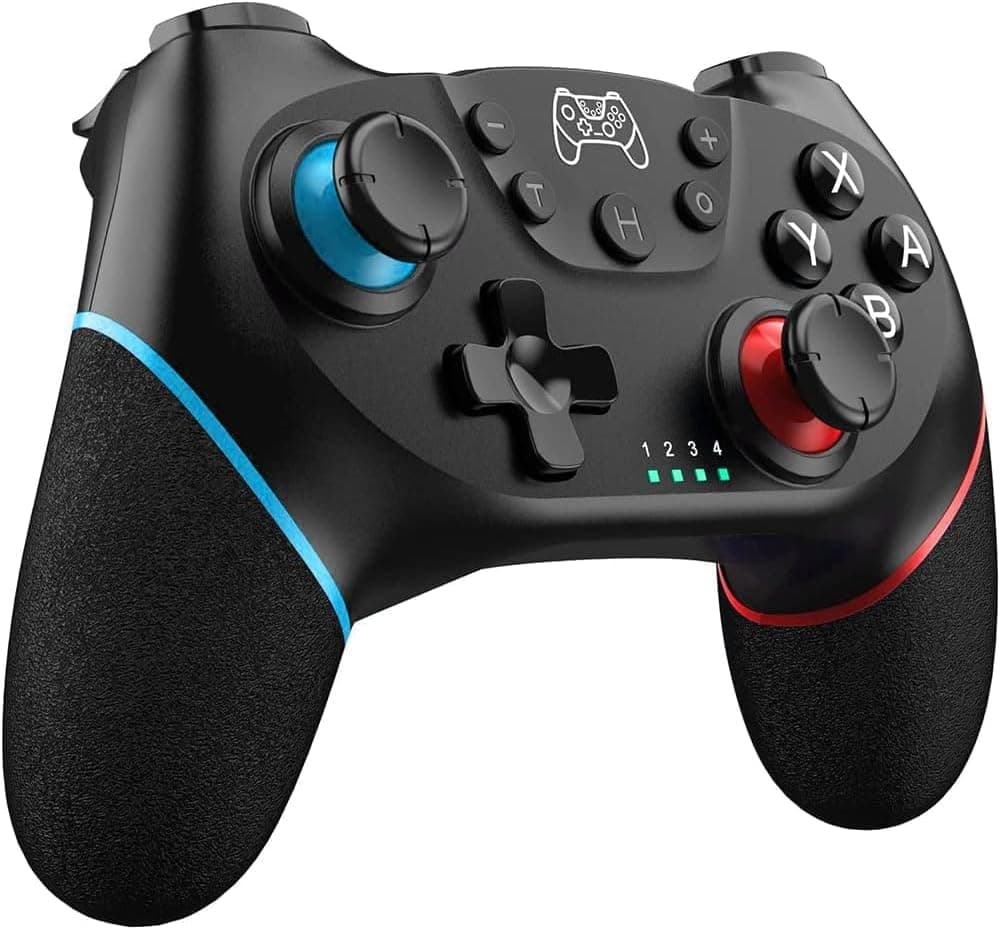 Mando para Switch, Mando Switch Inalámbrico Mand o Pro Controller ara Switc h/Switc h Lite/Switc OLED con Gyro Axis/Dual Shock/Función Turbo y Captura de Pantalla