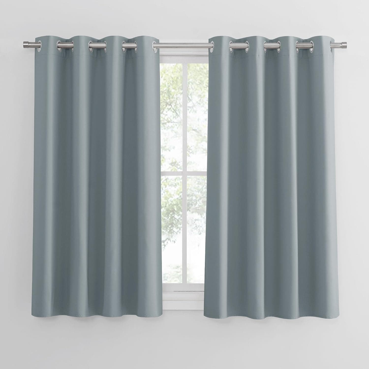 PONY DANCE Cortinas Opacas para Cocina,Aislantes Termicas Frio y Calor