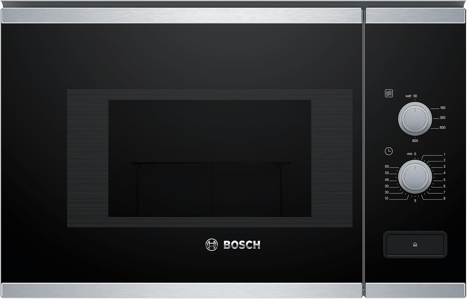 Bosch, Microondas Integrable, Serie 4, 20 litros, 800 W, negro, BFL520MS0