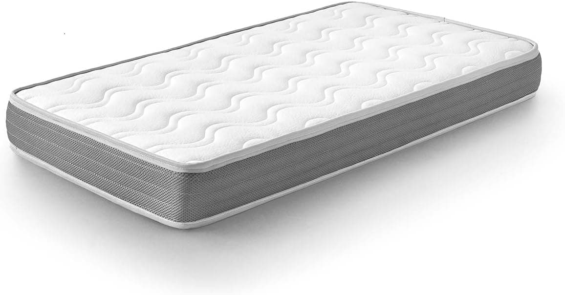 KUO Baby - Colchón de Cuna Baloo Plus | Colchón en Dos etapas | Máxima traspirabilidad y adaptabilidad | 117 x 57 cm | Viscoelástica Innogel Perfilada | Certificado Oeko-Tex Standard 100
