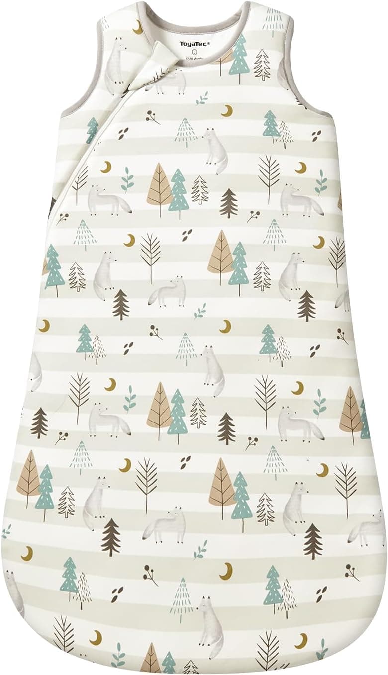 Saco de Dormir para Bebé 2.5 TOG - Súper Suave de Viscosa de Bambú - Saco de Dormir de Fibra de Bambú - Manta de Cama para Otoño-Invierno