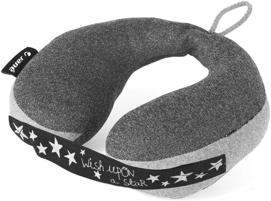 Jané Cojín Cervical Bebé para Silla de Coche, Soporte Cabeza Niño, Viaje y Descanso, Talla S +0 Meses, Gris