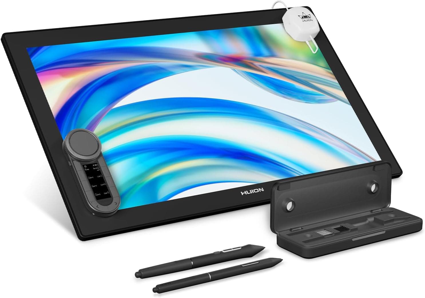 HUION Kamvas Pro 24 Gen3 Tableta Gráfica con Pantalla, 4K Táctil