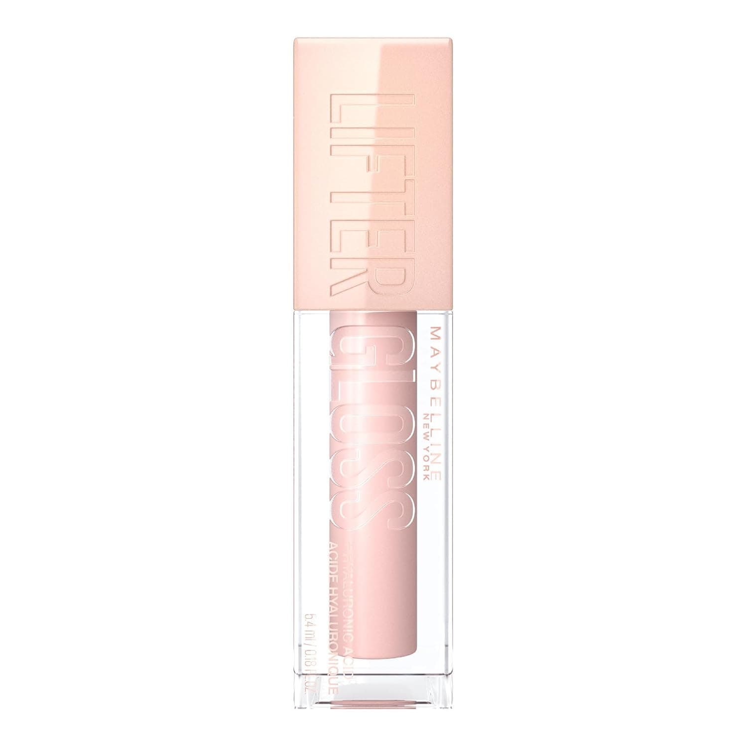 Maybelline New York, Brillo de labios Lifter Gloss, Hidratación Intensa y Labios Rellenos Sin Retoques, Fórmula con Ácido Hialurónico