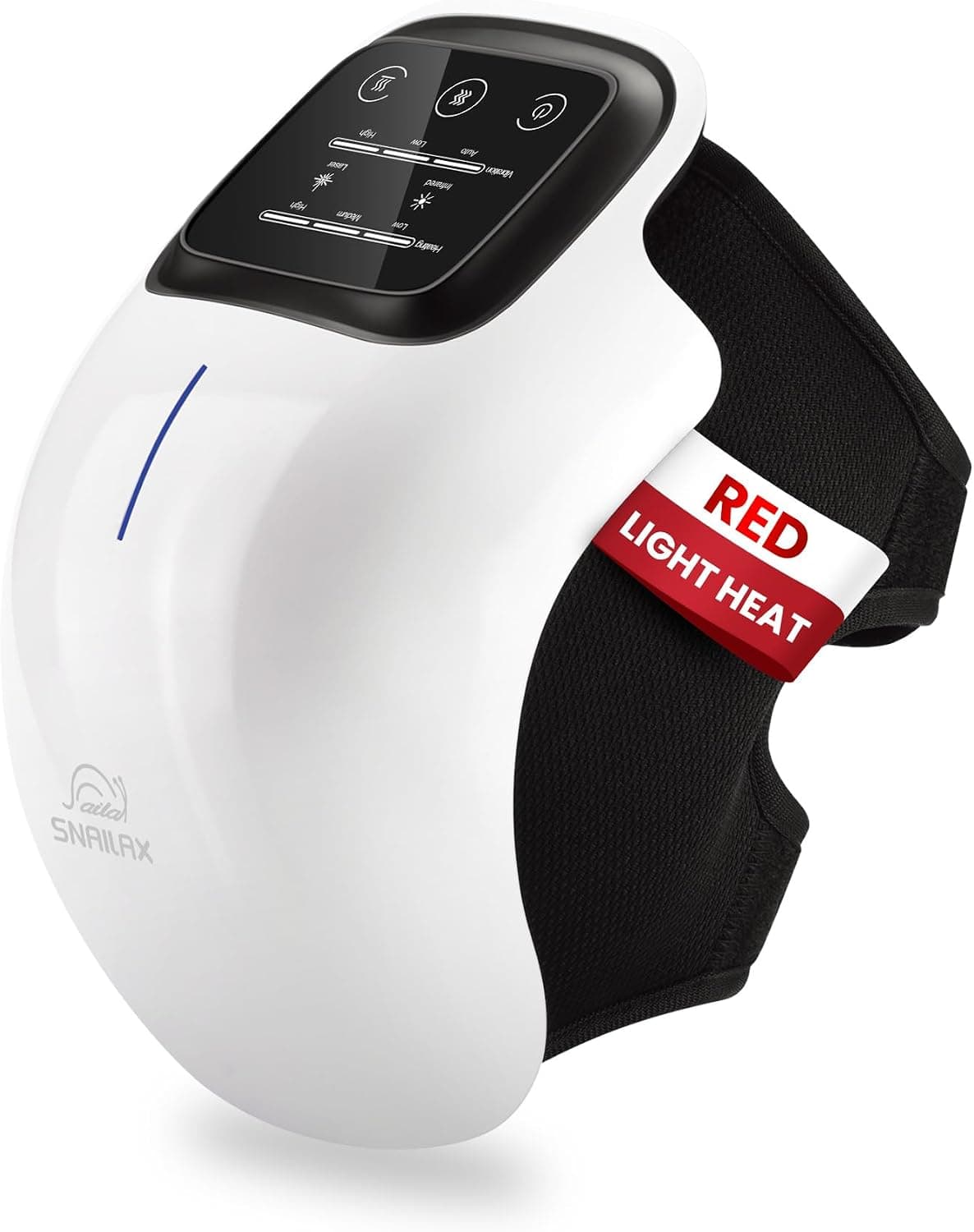 Snailax Masajeador de Rodilla con Luz Roja y Calor
