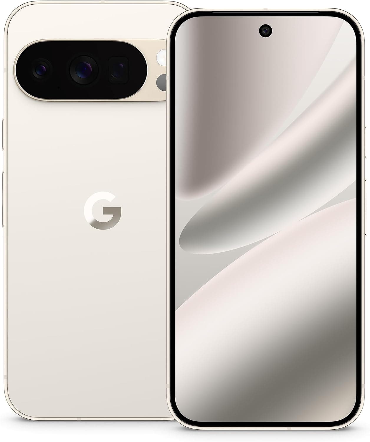Google Pixel 10 Pro - Smartphone Android Libre con Gemini, Sistema de cámara Trasera Triple, batería de más de 24 Horas y Pantalla Super Actua de 6,3" - Porcelana, 128GB