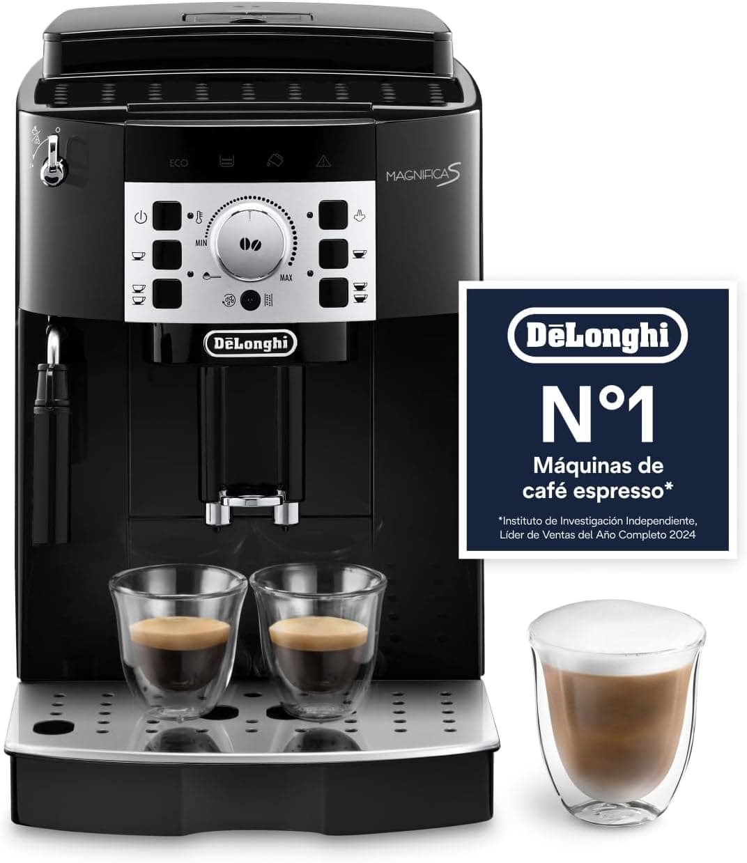 De'Longhi Magnifica S - Cafetera Superautomática 2 Bebidas Negro
