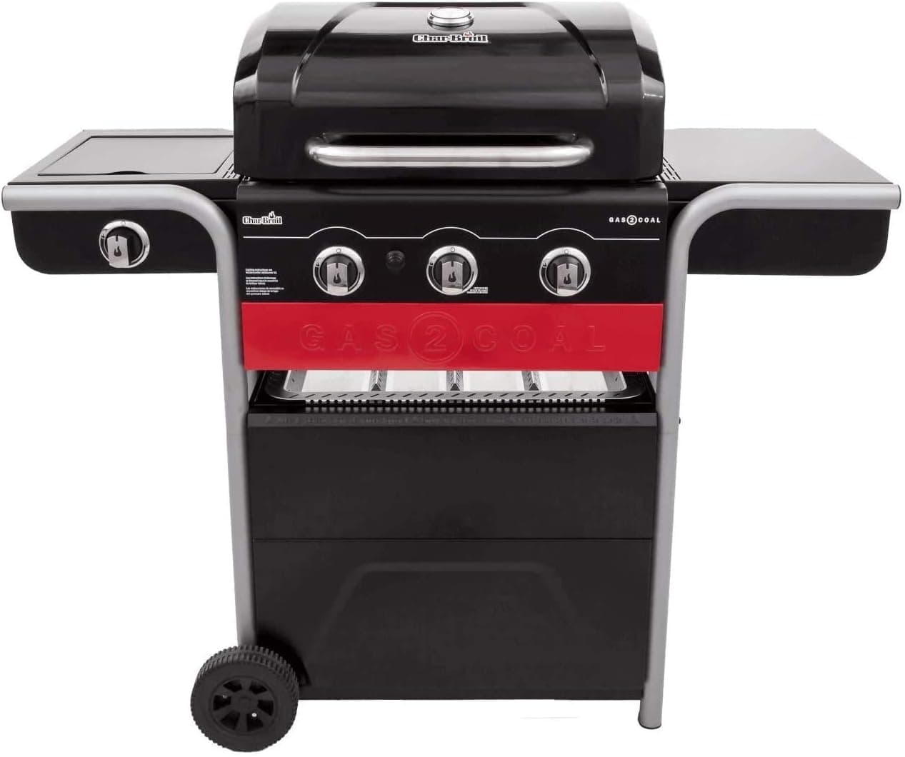 Char-Broil Barbacoa Híbrida Gas2Coal 330 para Gas y Carbón