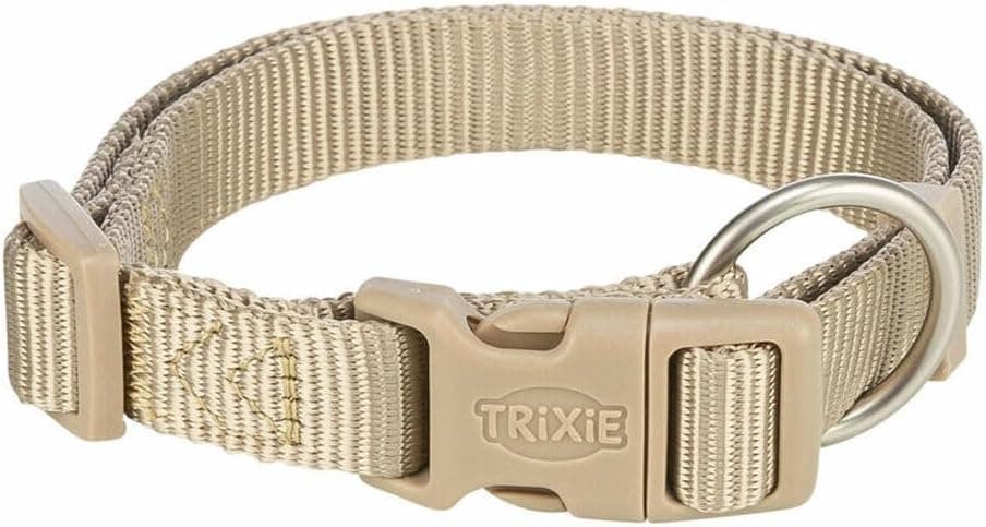 Trixie Collar Premium, S–M, 30–45 cm/15 mm, Arena, para Perros