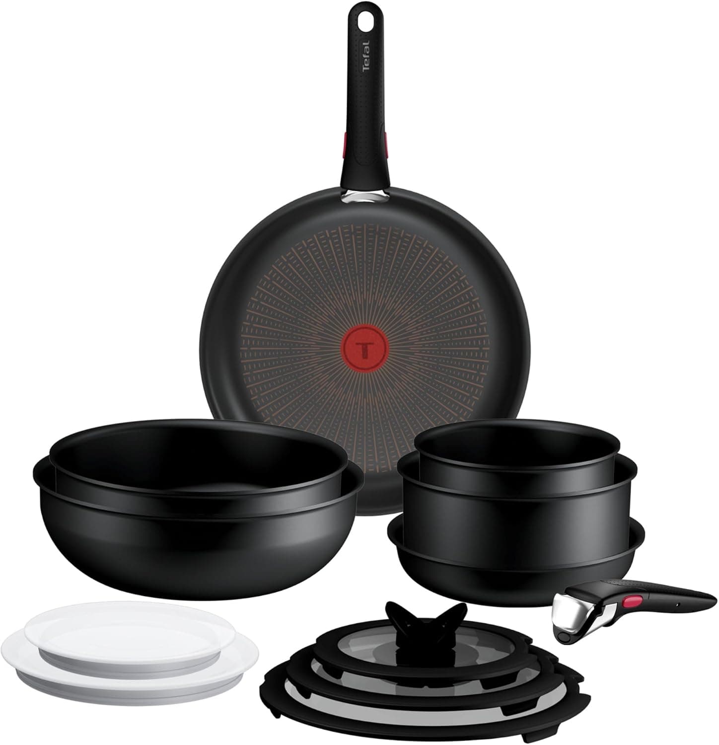Tefal Ingenio Explore - Juego de 6 Piezas + 7 Accesorios, Aluminio