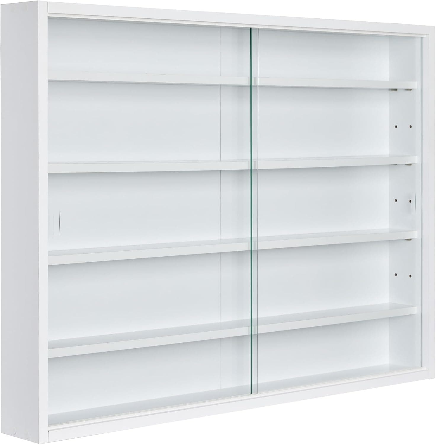 Inter Link Vitrina colección para Figuras Vitrina de Pared Blanca 80x60cm