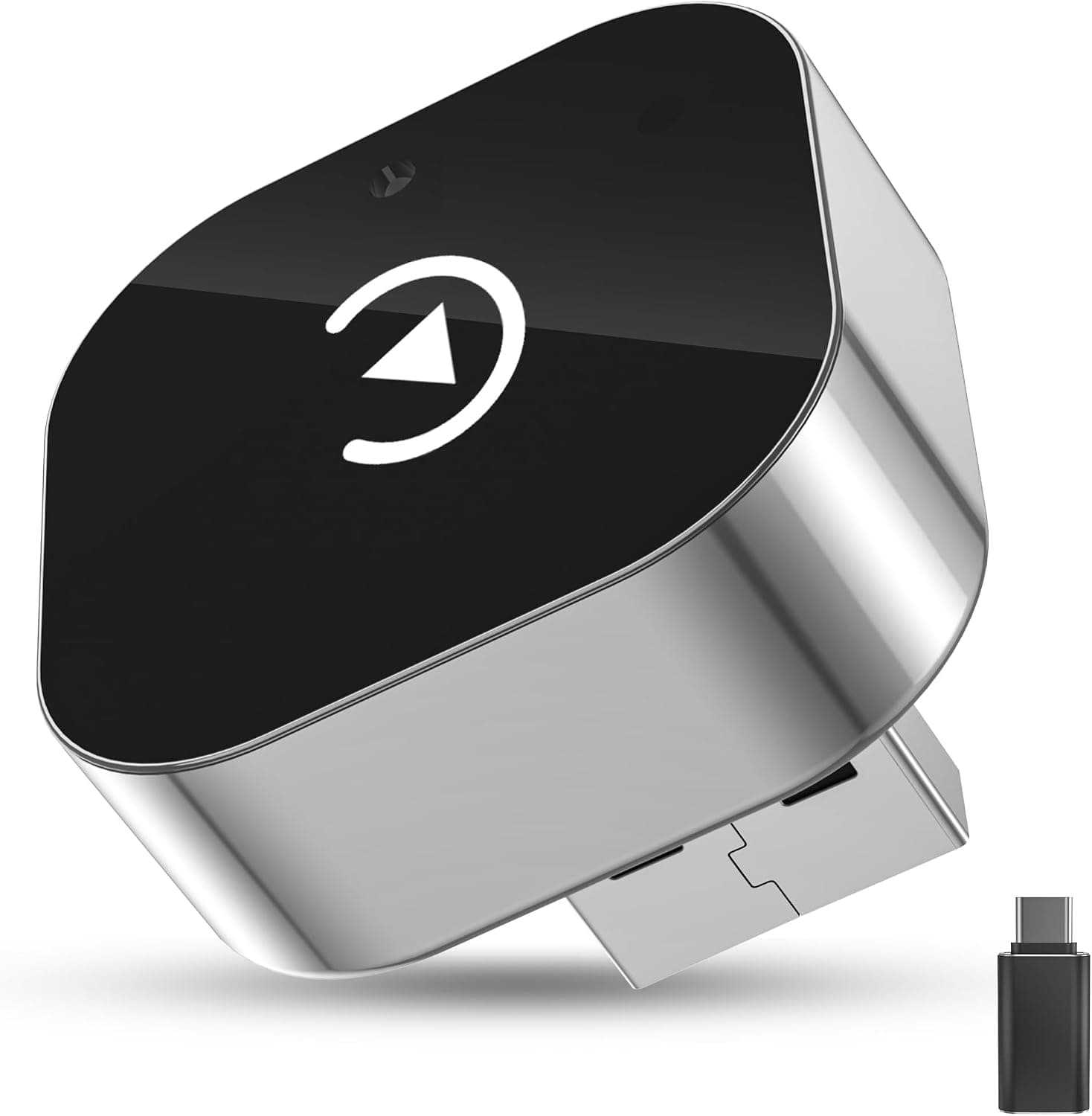 BSTOEM Adaptador inalámbrico 2 en 1 para CarPlay/Android Auto Tipo-C/USB A