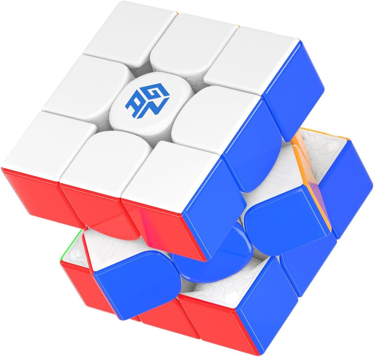 GAN 15 Maglev Speed Cube 3x3 Cubo Magnético Profesional,Cubo Magico con 92 imanes/6 de Elasticidad/3 Niveles de Magnetismo/58.6g,Apto Adultos Niños(UV Coated)