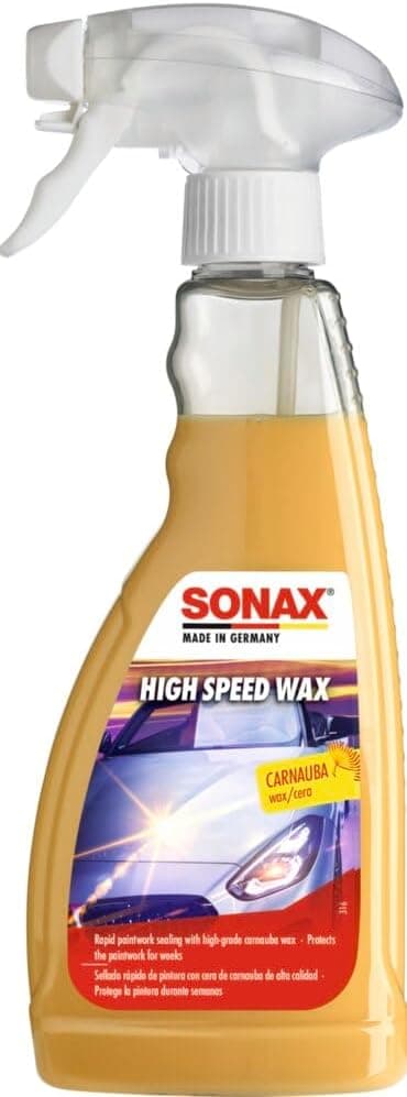 SONAX HighSpeedWax (500 ml) sellado rápido: limpia y conserva