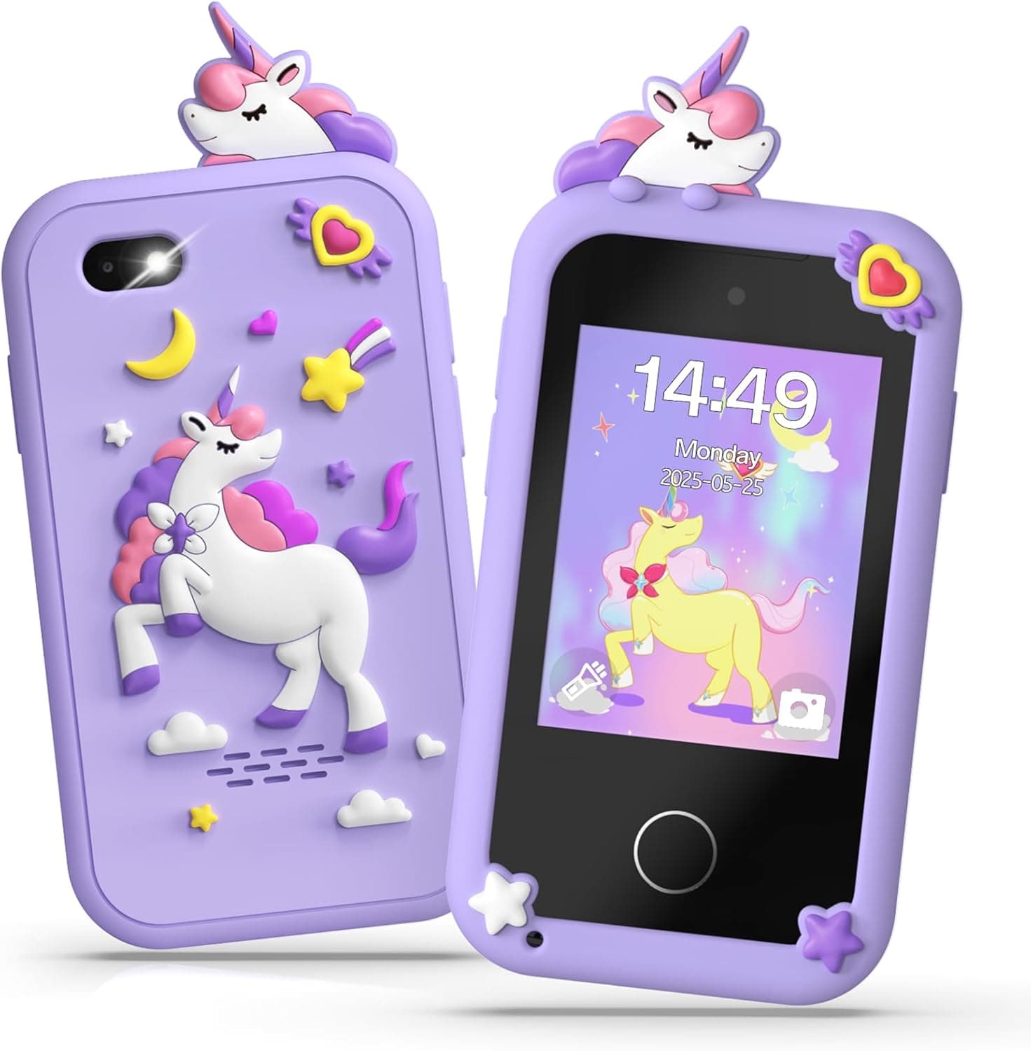 Smartphone Niños Teléfono Móvil para 20 Juegos Educativos Pantalla 2,8"