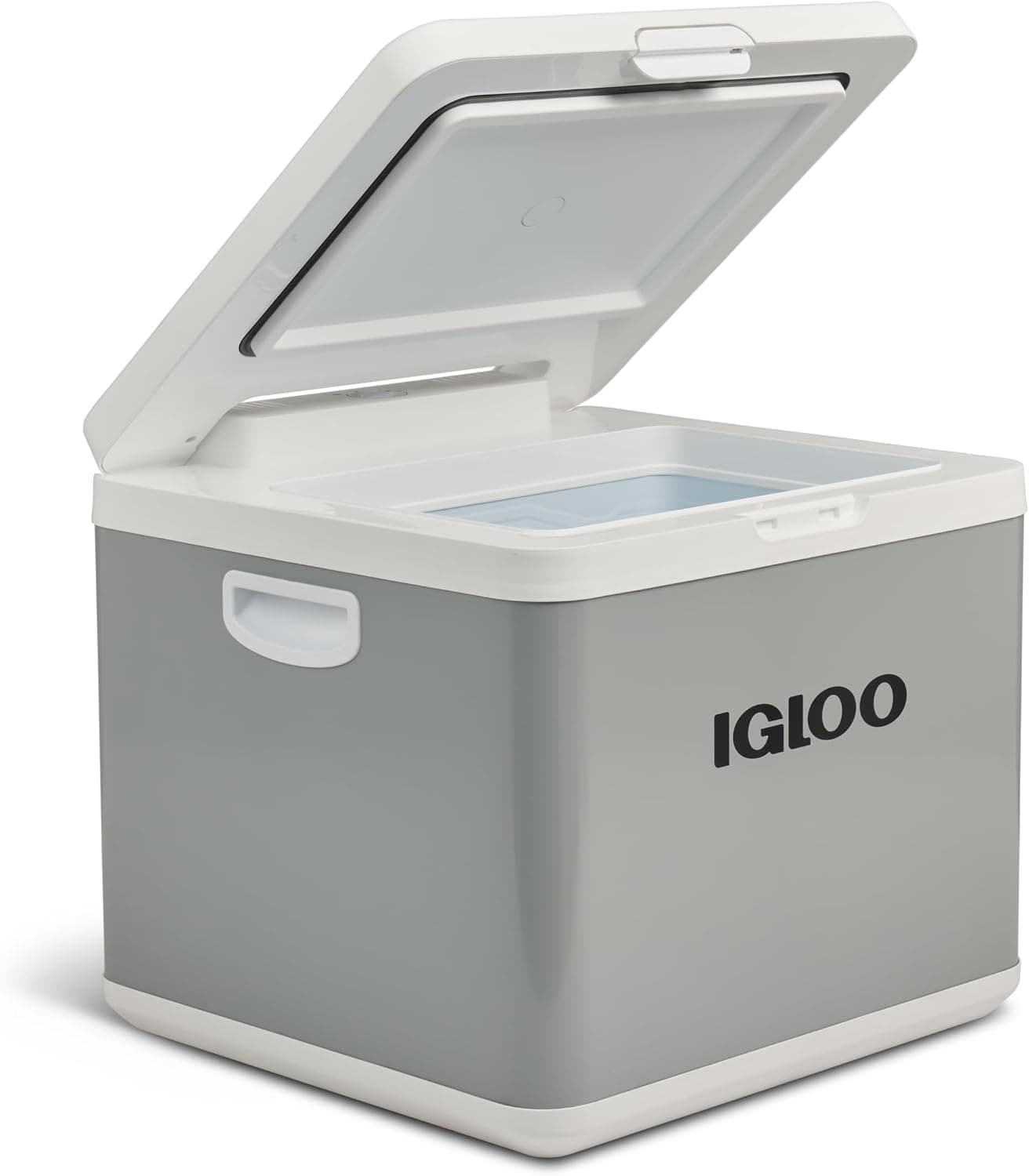 IGLOO IH45 Nevera híbrida con compresor 43L – Nevera eléctrica 12V y 230V para Coche, Camping, Autocaravana y Barco – Mini frigorífico híbrido, silencioso, Potente & de bajo Consumo