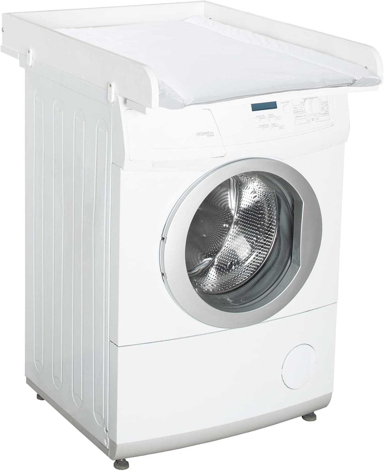 roba Cambiador de color blanco con colchoneta, estampado con Adam y lechuza multicolor
