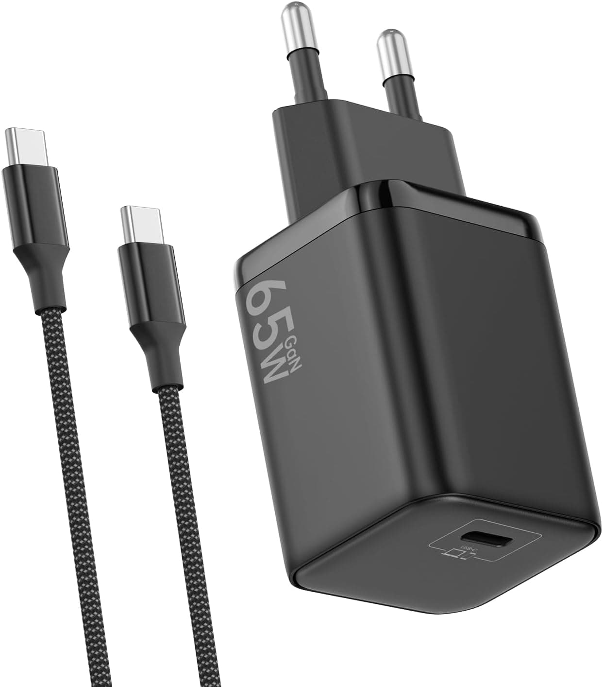 Cargador USB C 65W, Carga Rápida PD3.0 PPS GaNII