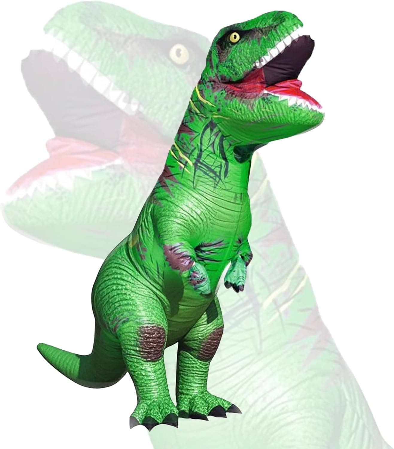 Disfraz Dinosaurio Adulto Hinchable T-Rex - Traje de Carnaval, Halloween, Fiestas - Tamaño Único, Fácil de Usar