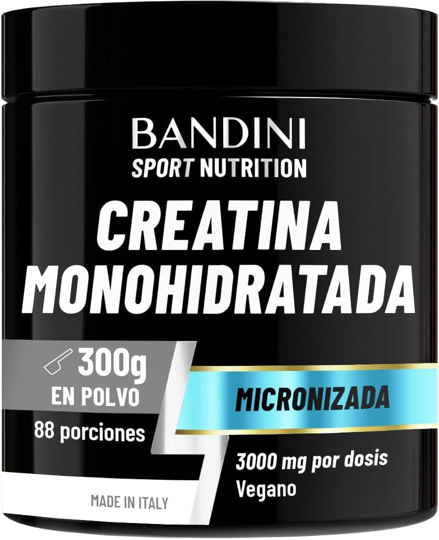 Bandini® Creatina en Polvo Micronizada - Monohidrato de Creatine 100% Puro