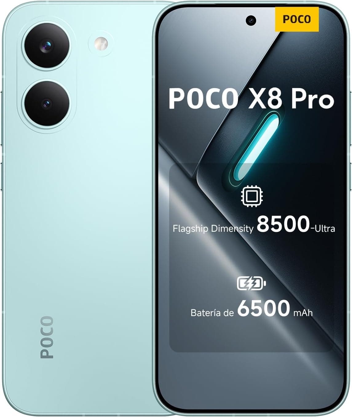 XIAOMI POCO X8 Pro Smartphone de 8+256GB Verde Batería de 6500mAh