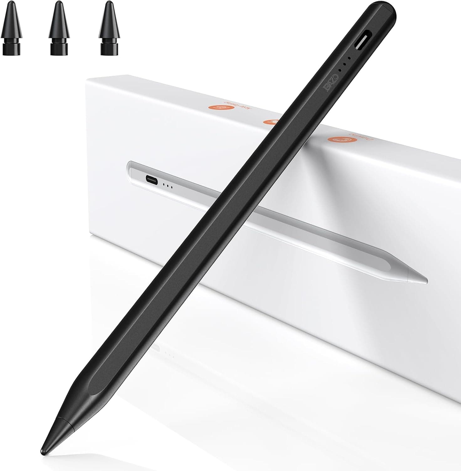 BAZO Lápiz para iPad Apple - 2018-2026 Pencil de 2ª generación de Negro
