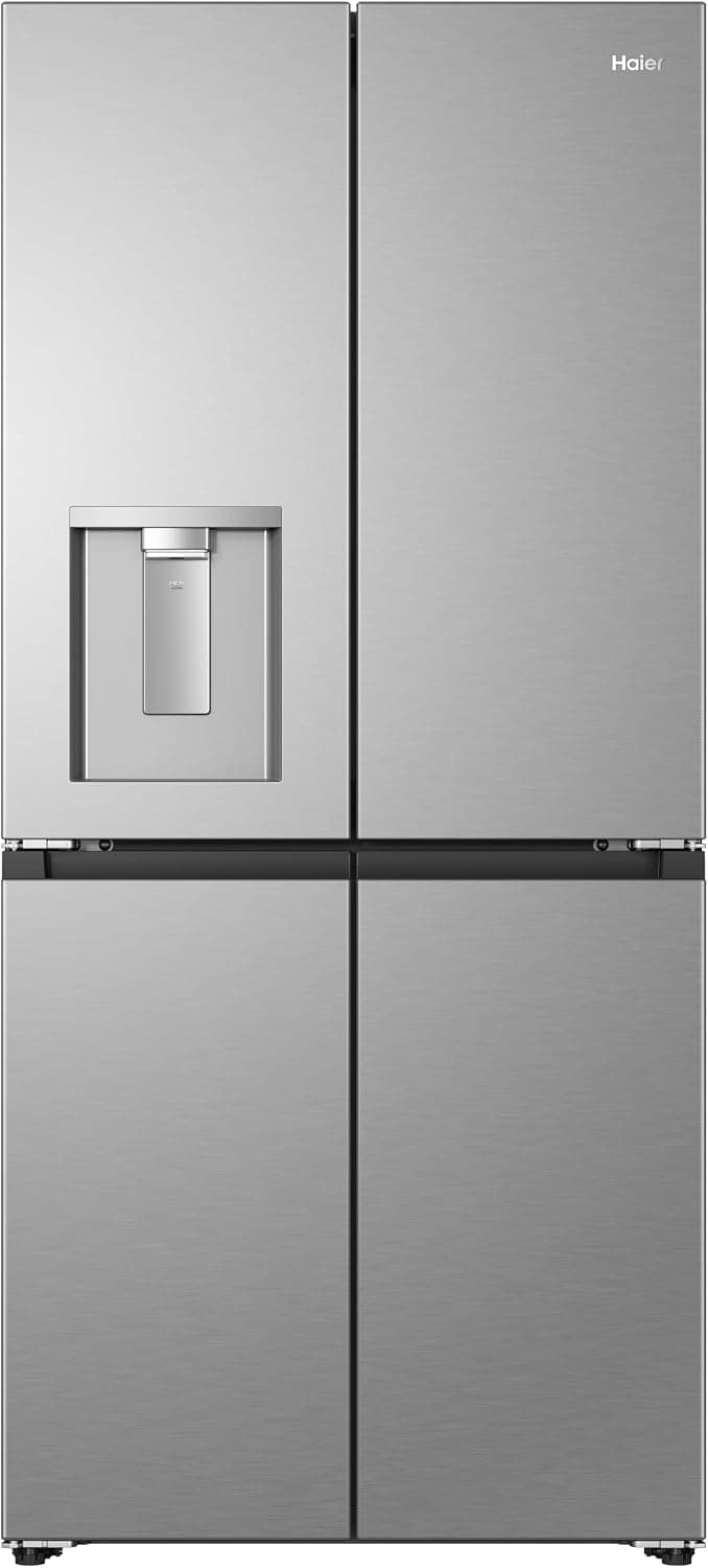 Haier Frigorífico Americano con Dispensador de Agua, Inox [HCR58S18DWMM]