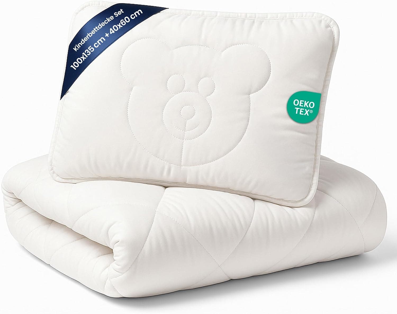 Edredón infantil y almohada Set manta nórdico cuna microfibra