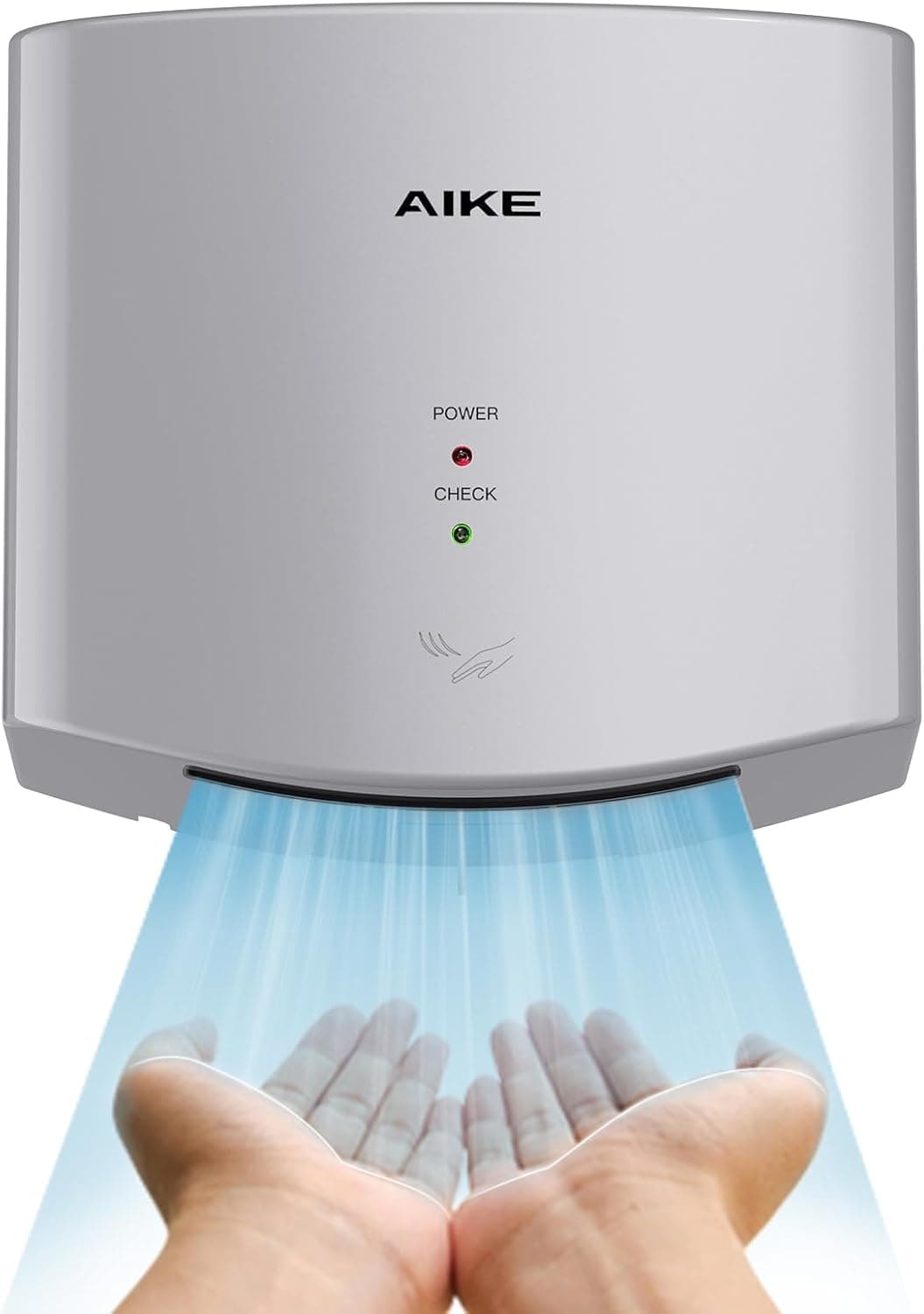AIKE Air Wiper Secamanos Compacto, Secado De Alta Velocidad Aseos Públicos
