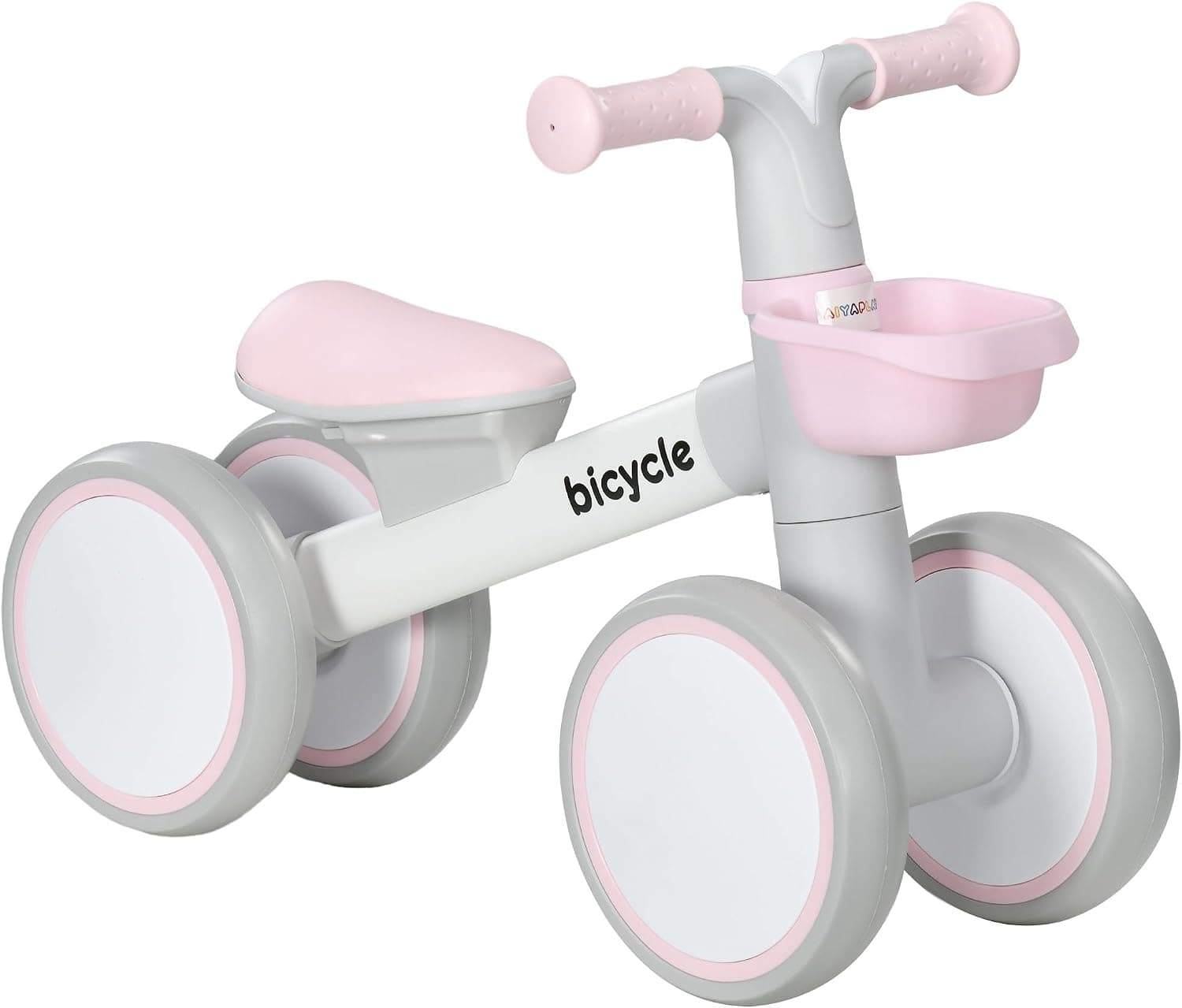 AIYAPLAY Bicicleta sin Pedales para Niños 12-36 Meses 56x27x39 cm Rosa