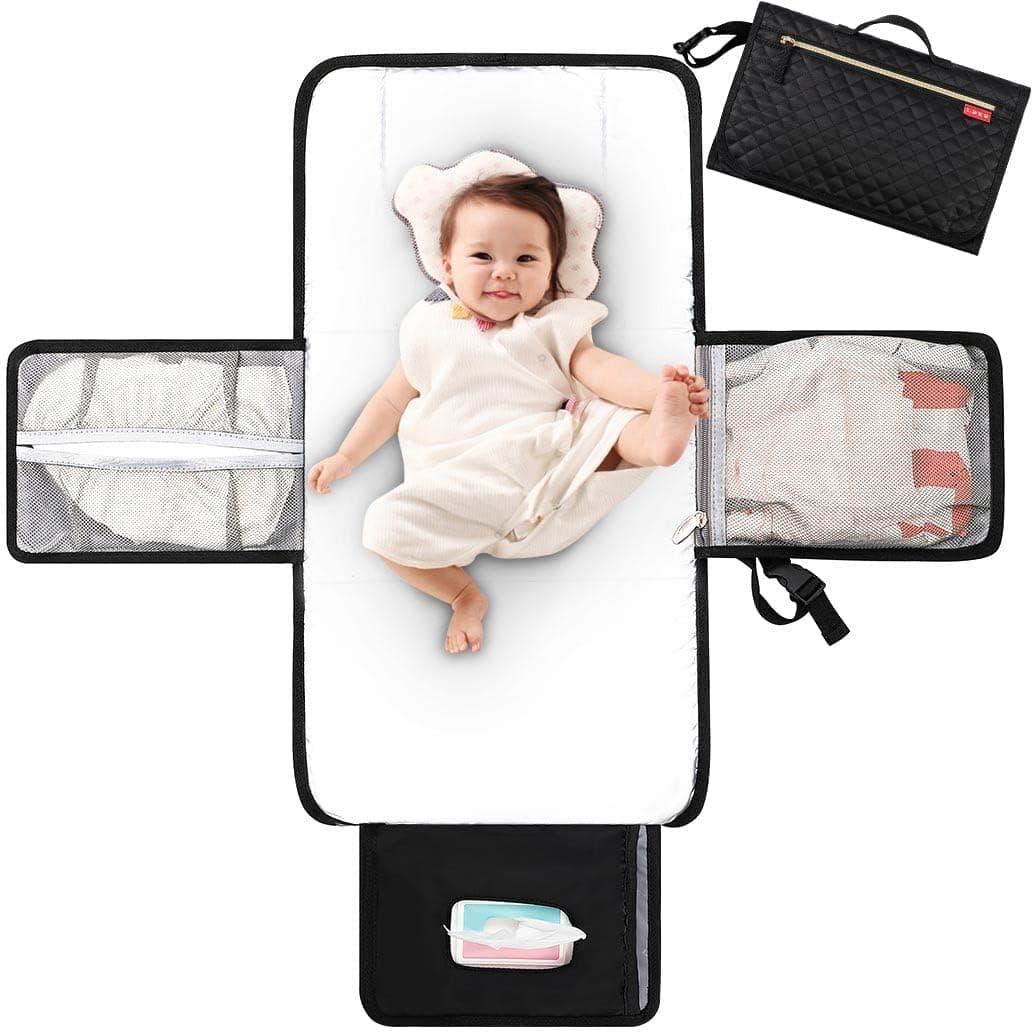 Lekebaby Cambiador Portátil y Plegable para Bebé