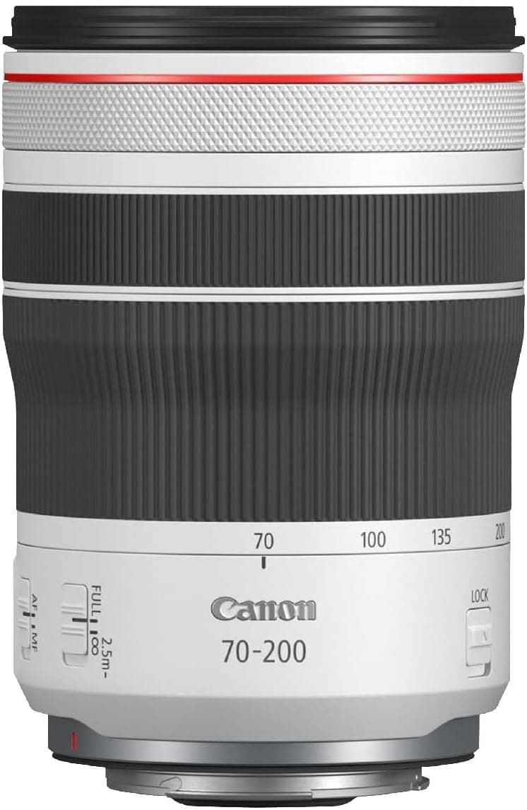 Canon Objetivo RF 70-200mm F4L IS USM - Lente Zoom Teleobjetivo Estabilizador Óptico 5 Pasos | Viajes, Deporte y Naturaleza | Compatible Sistema EOS R