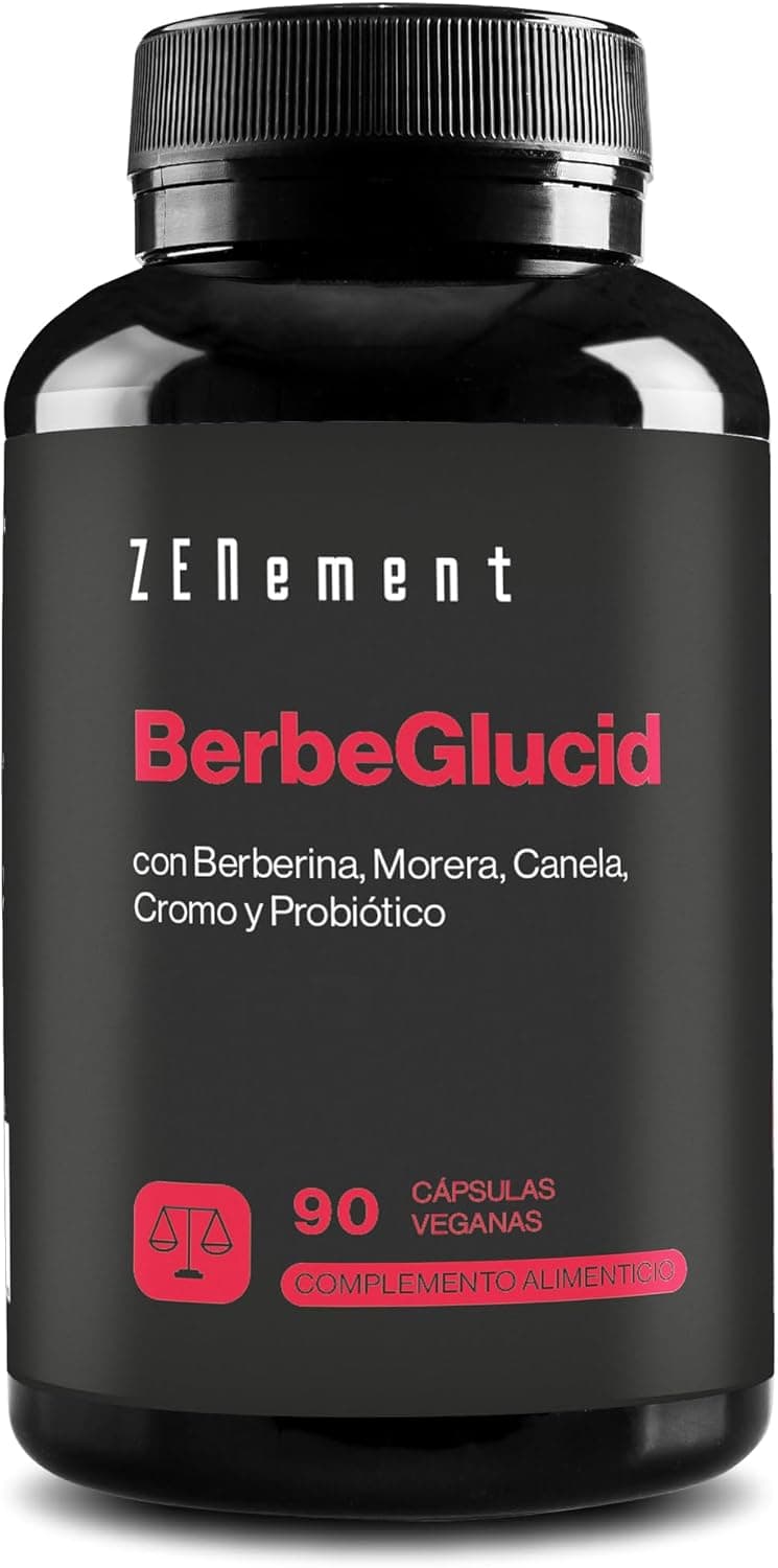 BerbeGlucid - Berberina, Morera, Canela y Cromo - 90 Cápsulas Veganas