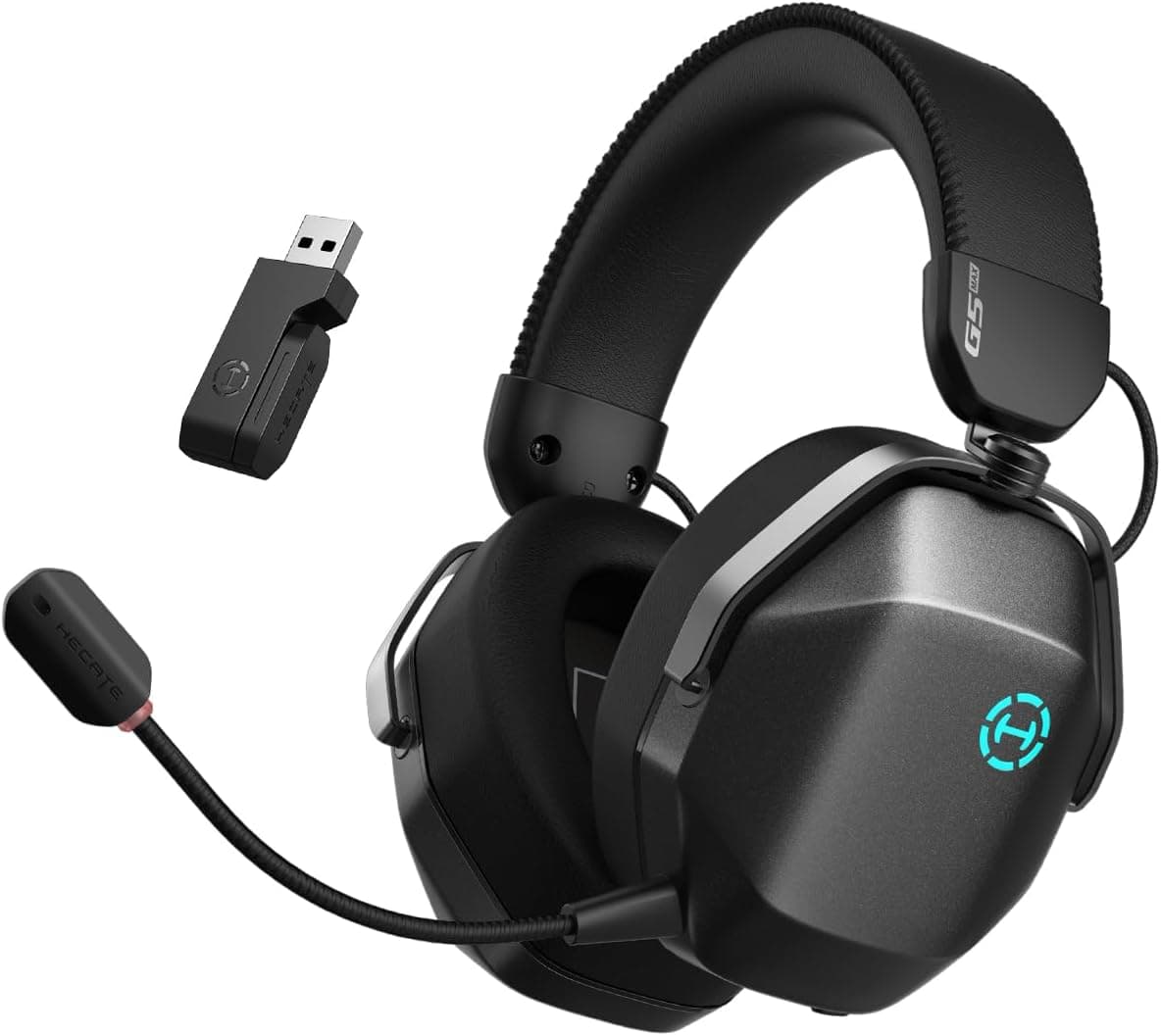 Edifier G5 MAX Auriculares Gaming Inalámbricos con THX Spatial Audio, Gris