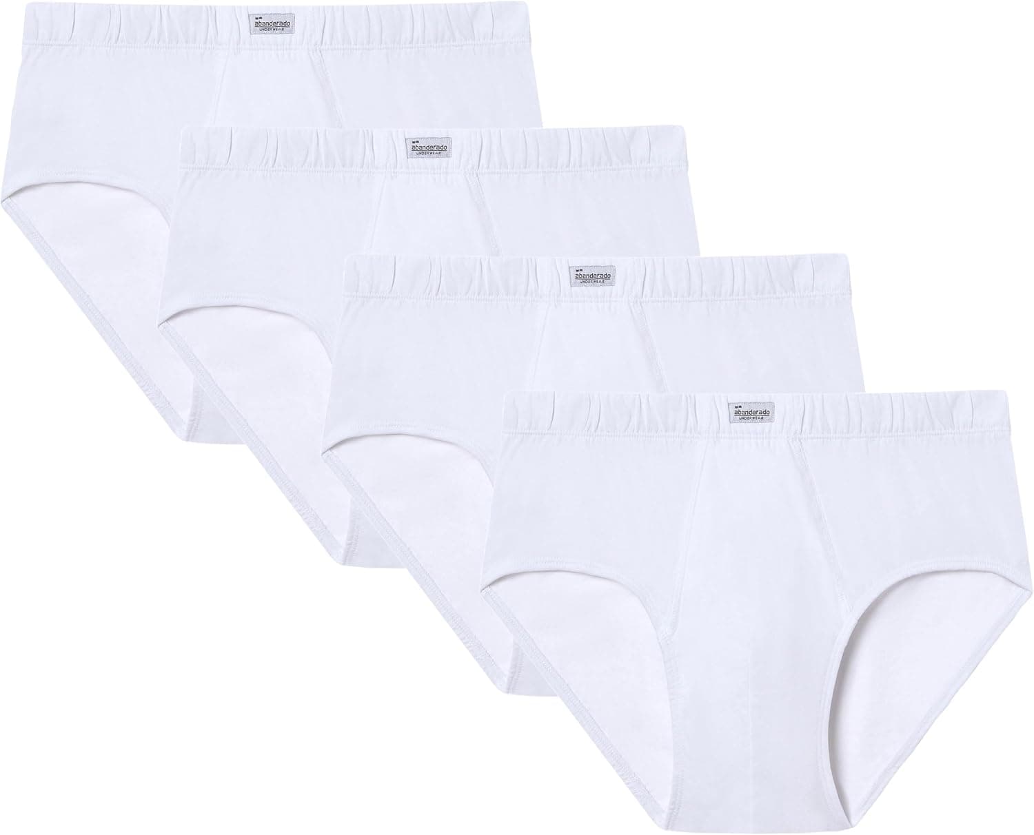 Abanderado Pack Slips Abiertos Línea Original de Algodón 100% Hombre x4
