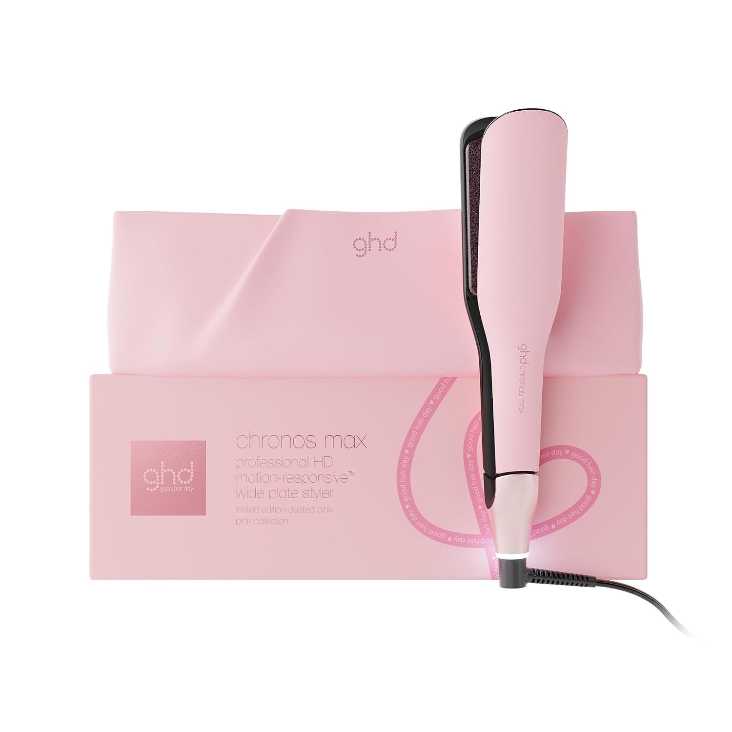 ghd Chronos Max - Plancha de Pelo Profesional, Placas Más Anchas