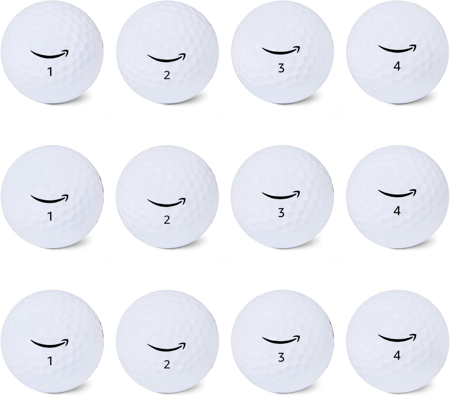 Amazon Basics Pelotas de Golf de Núcleo Blando