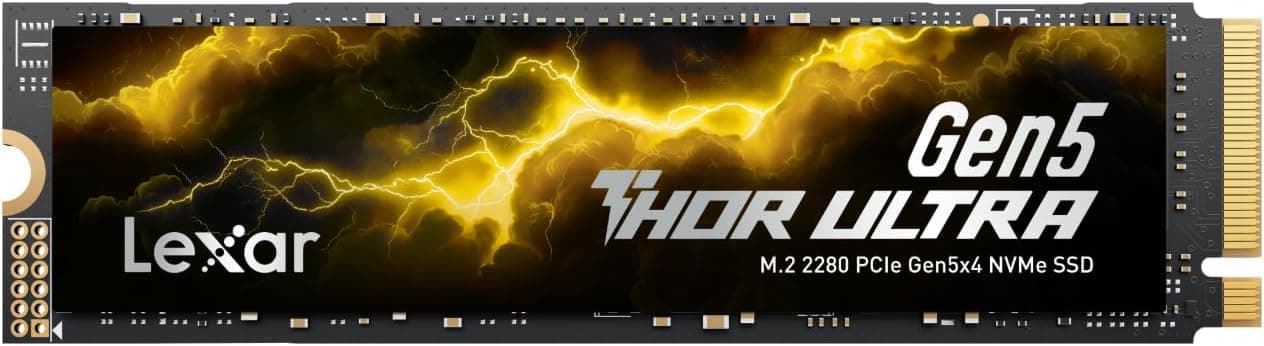 Lexar Thor Ultra 512GB SSD, M.2 2280 PCIe 5.0 x4 Gen5 NVMe SSD