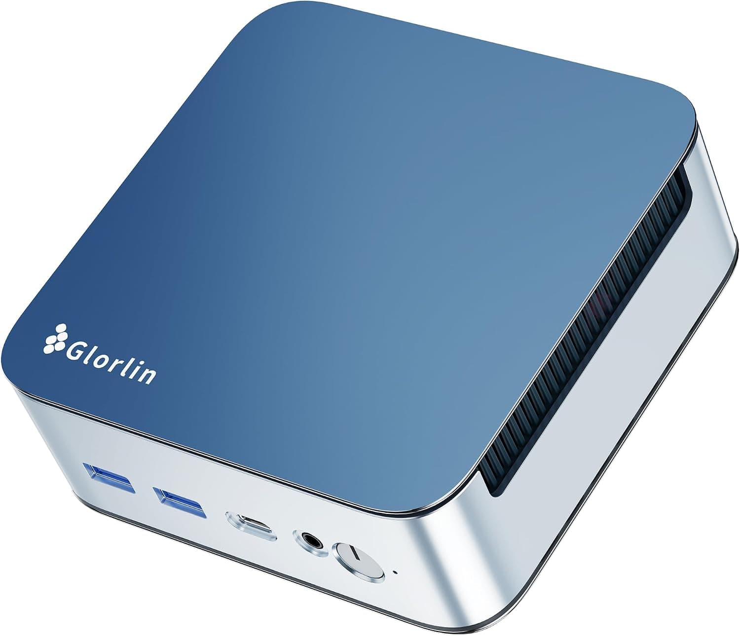 Glorlin Mini PC AMD Ryzen 5 6600H (hasta 4,5 GHz) 16 GB LPDDR5, SSD 512 GB