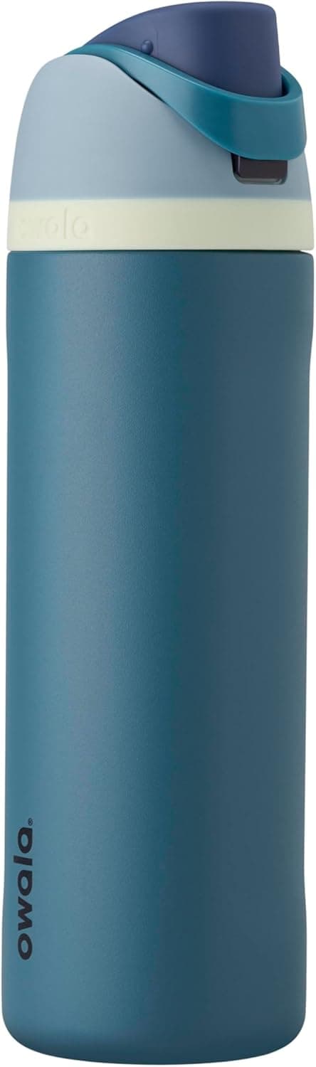 Owala FreeSip - Stainless Steel - 24-oz. - Blue/Teal (Denim)(Amazon)