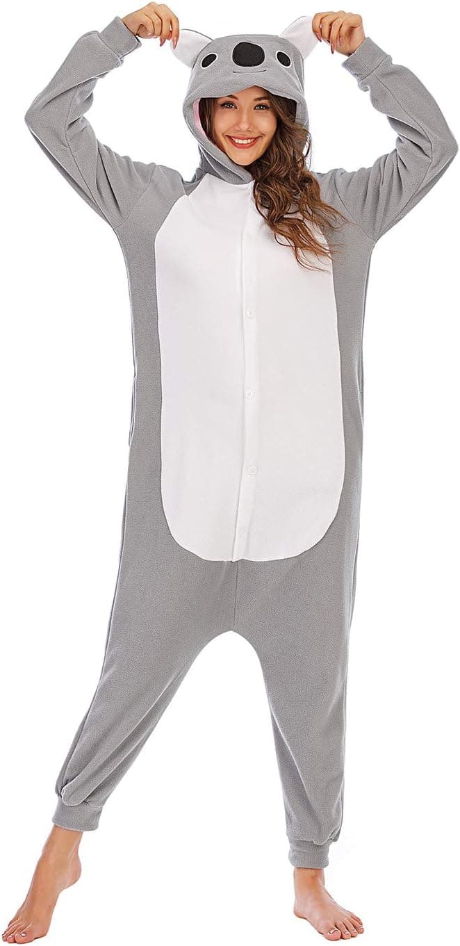 BGOKTA Disfraces de Cosplay para Adultos Pijamas de Animales One Piece Jirafa,LTY48