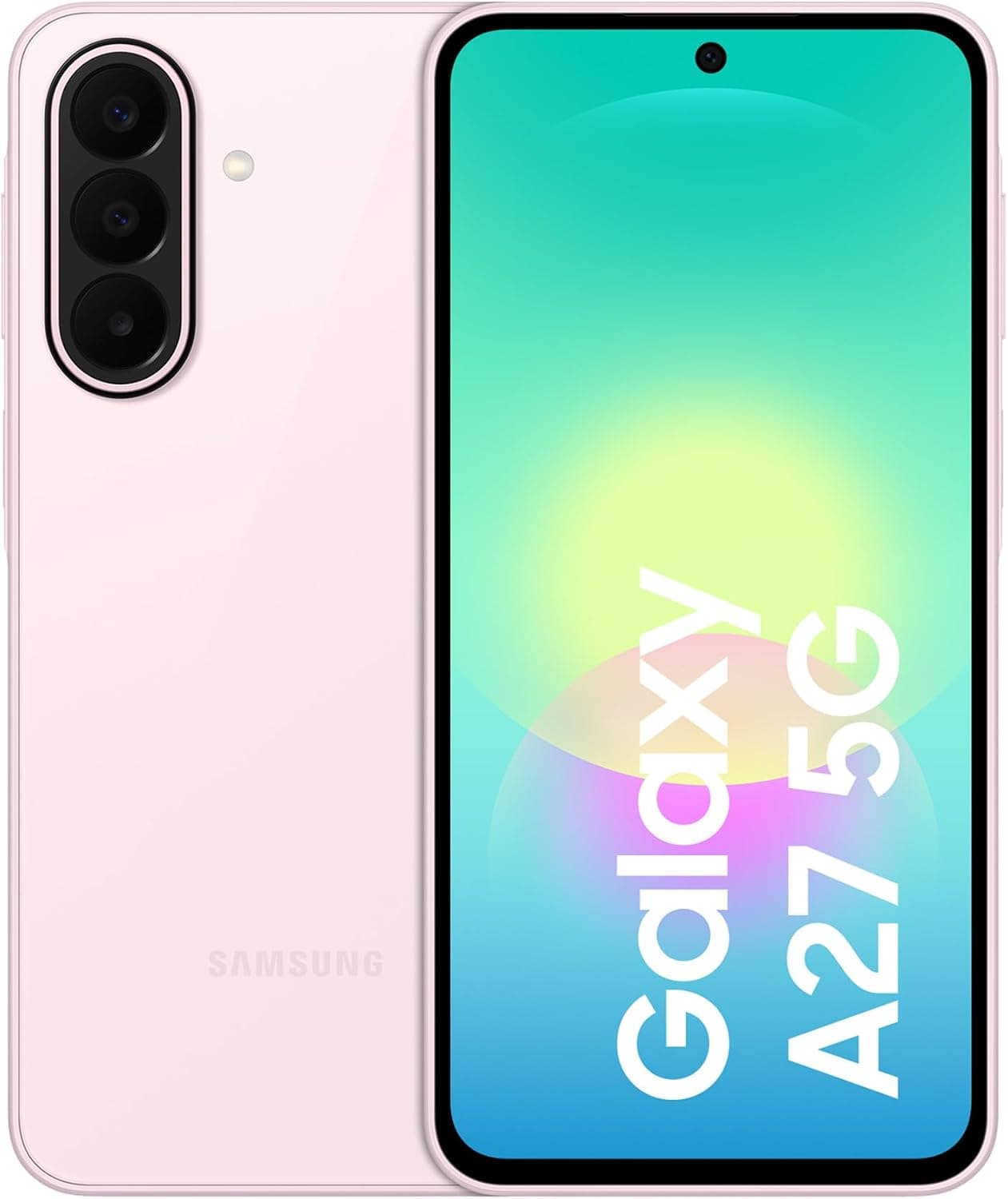 Samsung Galaxy A27 5G 128GB Teléfono Móvi con IA, Rosa, Garantía 3+1 Años