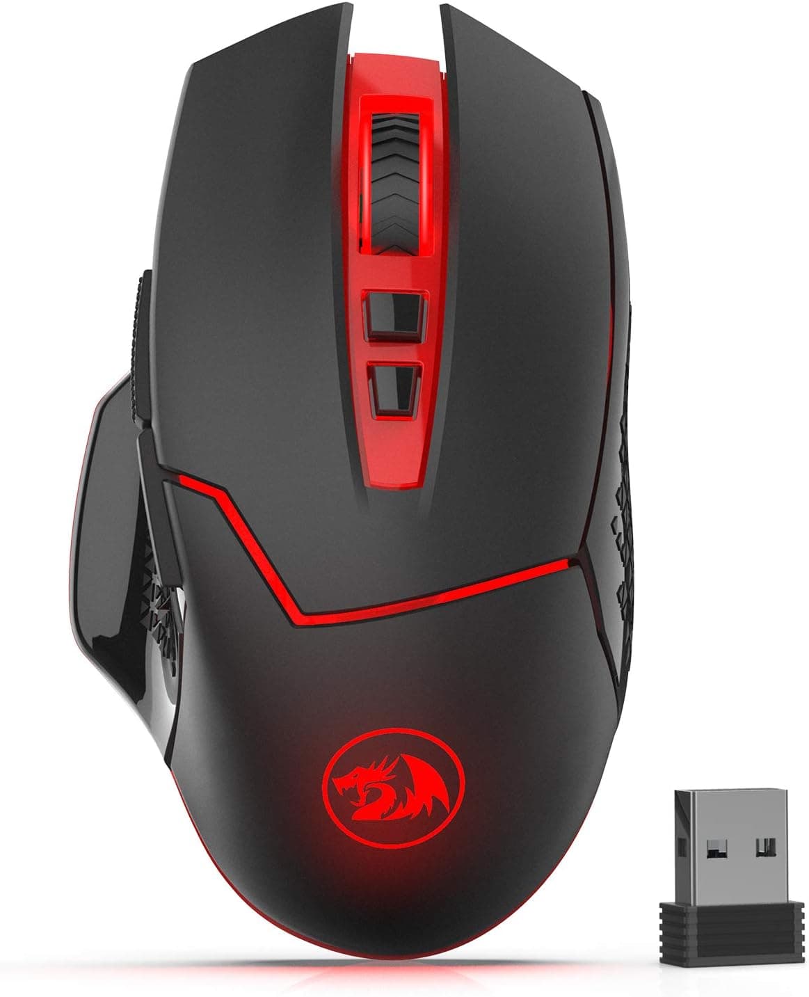 Redragon M690-1 Ratón Gaming Inalámbrico 2400 dpi Ergonómico Negro