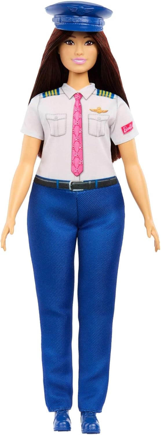 Barbie Careers Muñeca piloto con uniforme de aviación