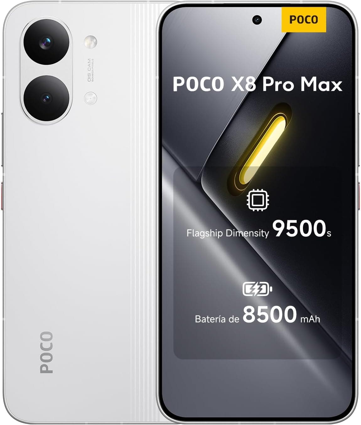 XIAOMI POCO X8 Pro MAX Smartphone de 12+512GB Blanco Batería de 8500mAh