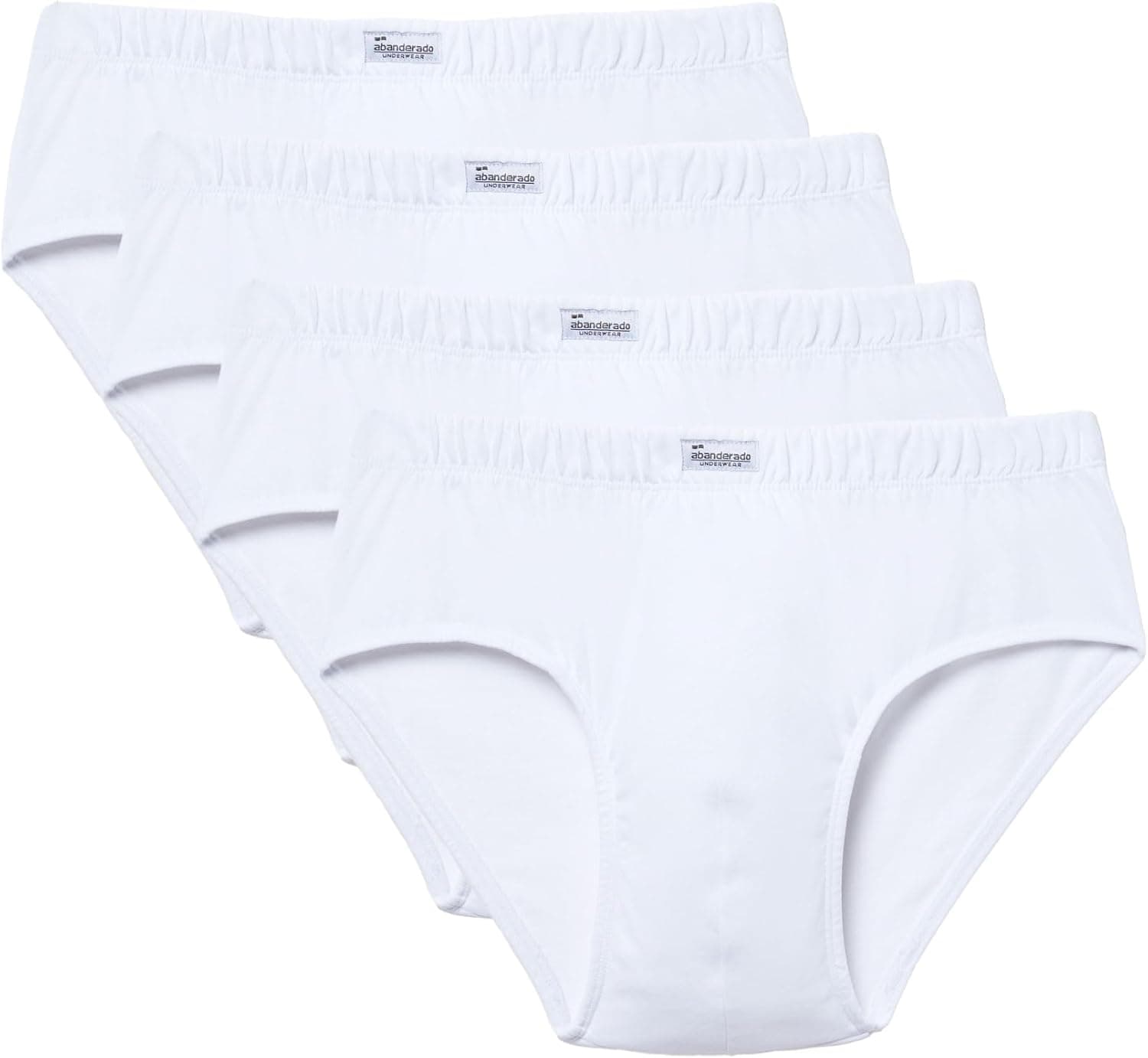 Abanderado Pack Slips semicortos Cerrados Línea Original de Algodón 100% x4