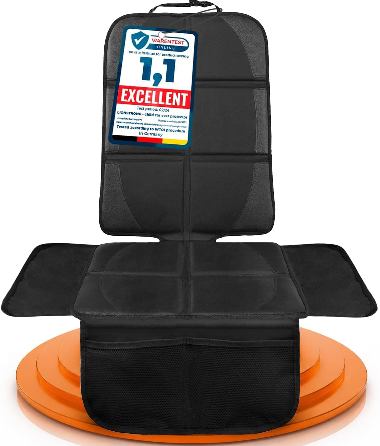 LIONSTRONG® Fundas para Sillas de Coche [Compatible ISOFIX] - Negro