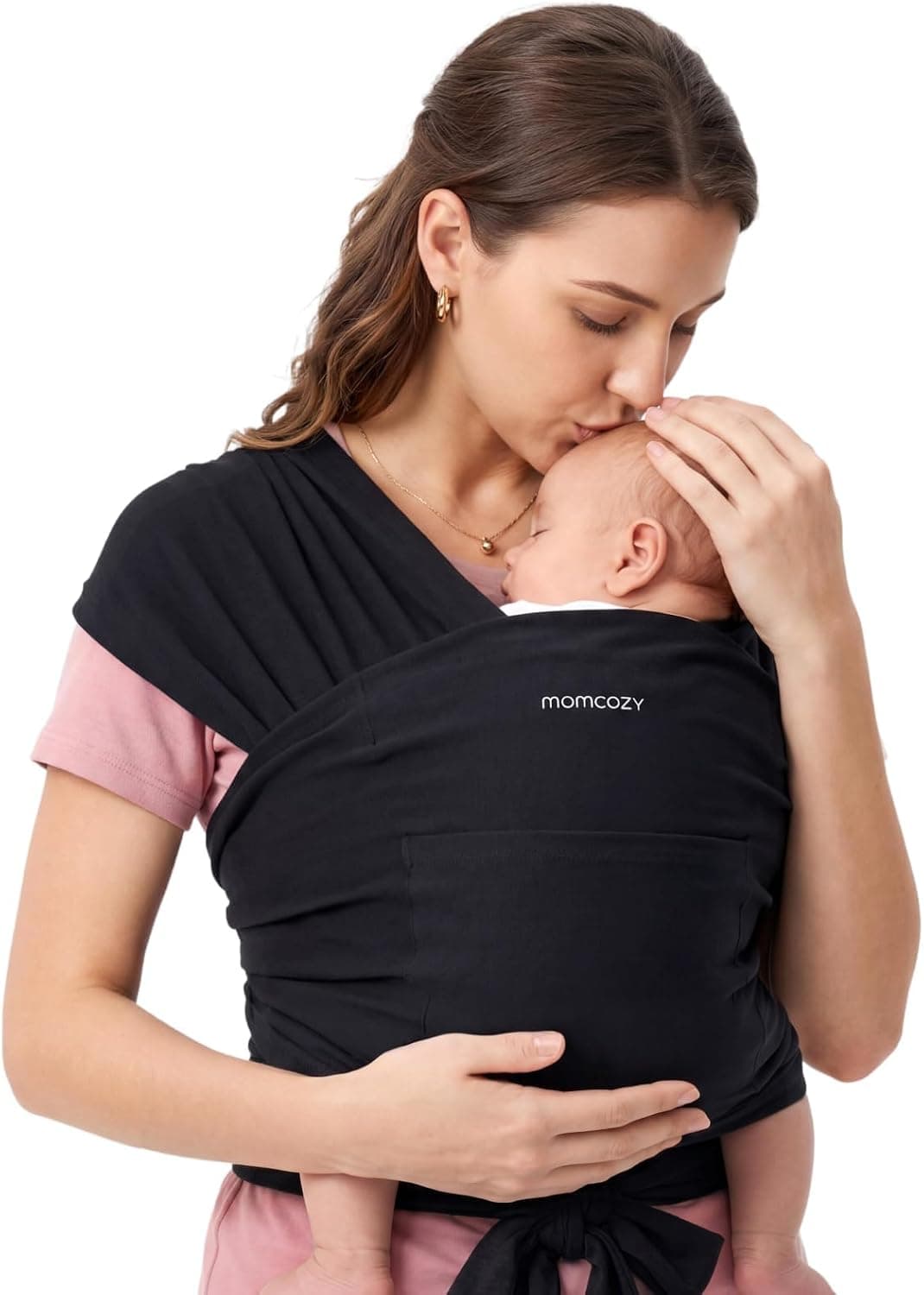Momcozy Fular Portabebés Ajustable, 3,6-15 kg, OEKO-TEX