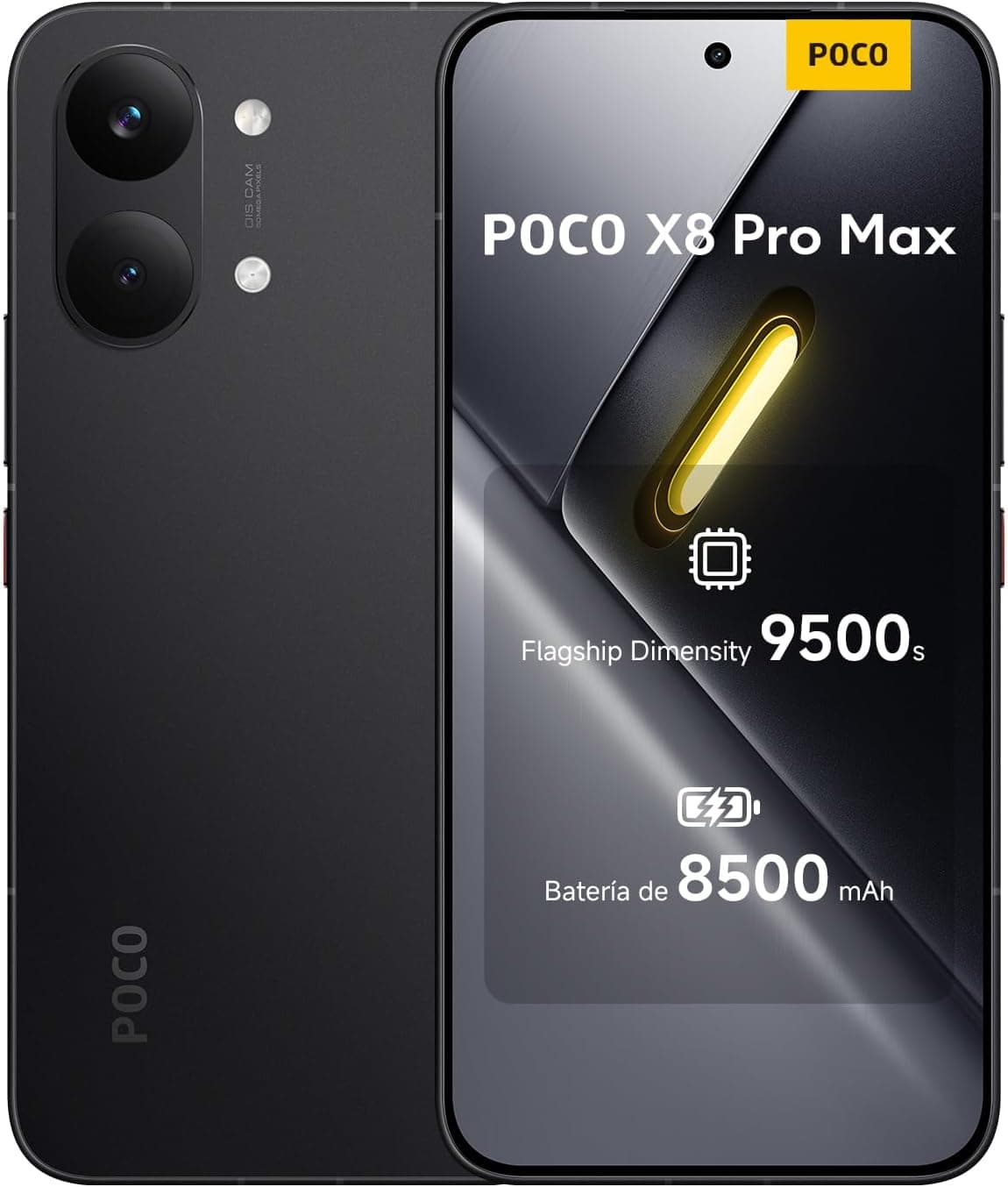 XIAOMI POCO X8 Pro MAX Smartphone de 12+256GB Negro Batería de 8500mAh
